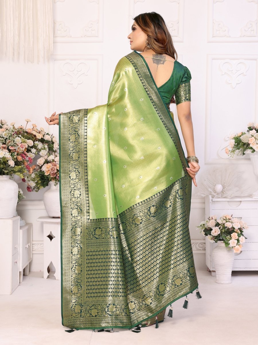 Siitara - Pista Royale Eshwari silk saree - Siitara