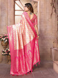 Siitara - Rani Gulab Chaturi Banaras Silk saree - Siitara