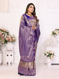 Siitara - Royal purple Eshwari Silk Saree - Siitara